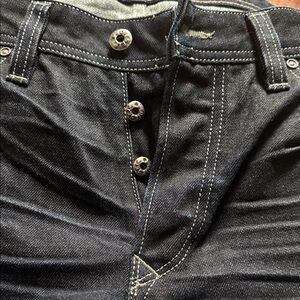 Dark wash Cotton denim Diesel Industry jeans
